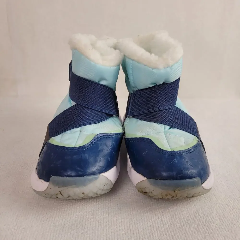 Nike Flex Advance SE Glacier Blue Fleece Lined Toddler Boots Size 10C